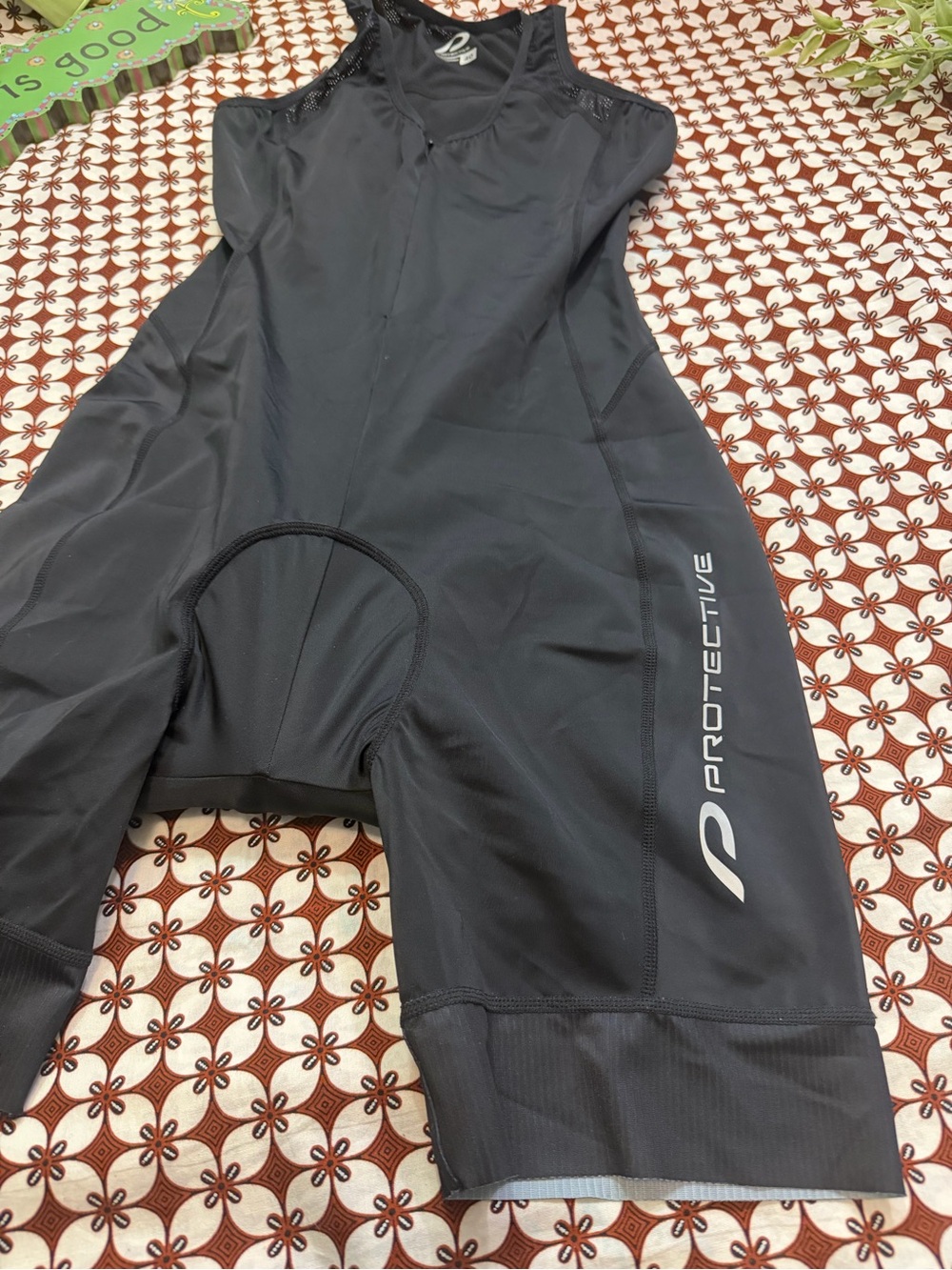 Protective Black Triathlon Suit - Picture 4 of 6